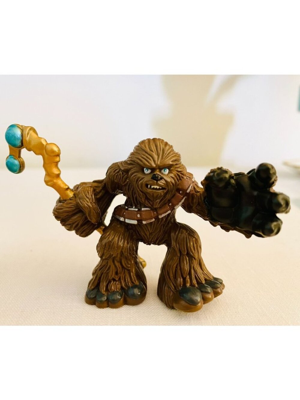 Star Wars Galactic Heroes Chewbacca Figure 2004 Hasbro Wookiee Action Toy